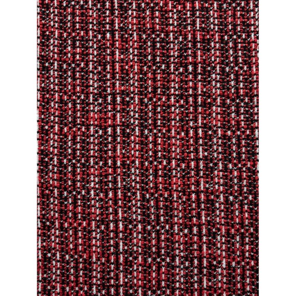 Zara Womens Red Black Tweed Knit Wide Leg Trousers Pants 5584/002/600 Size M NEW - Picture 2 of 8